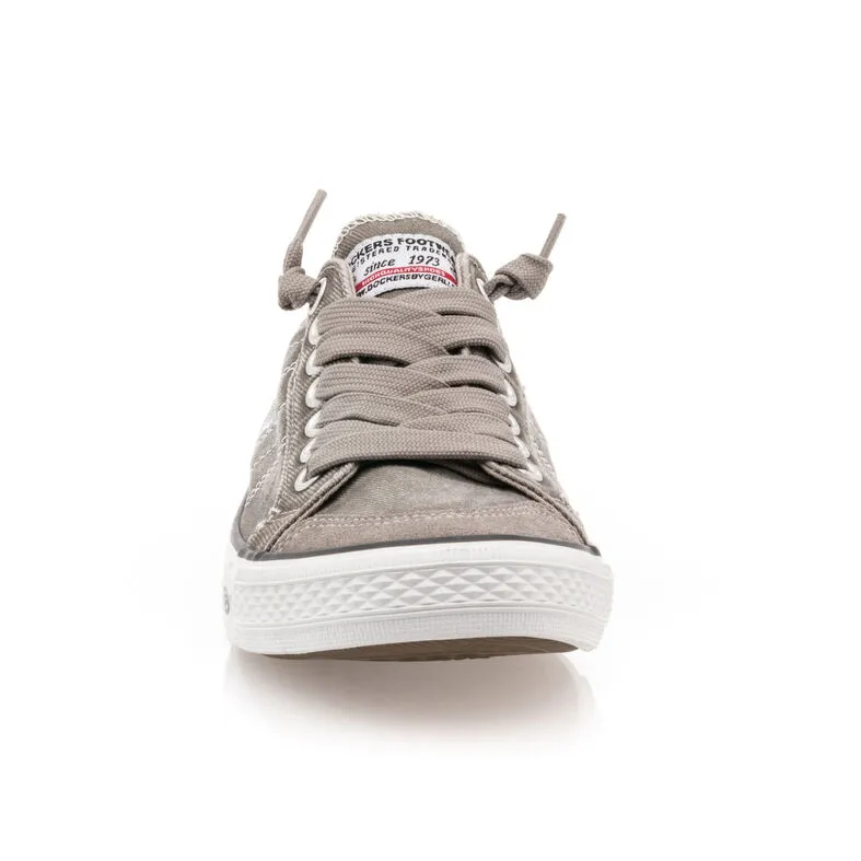 Men's gray athletic shoes / sneakers