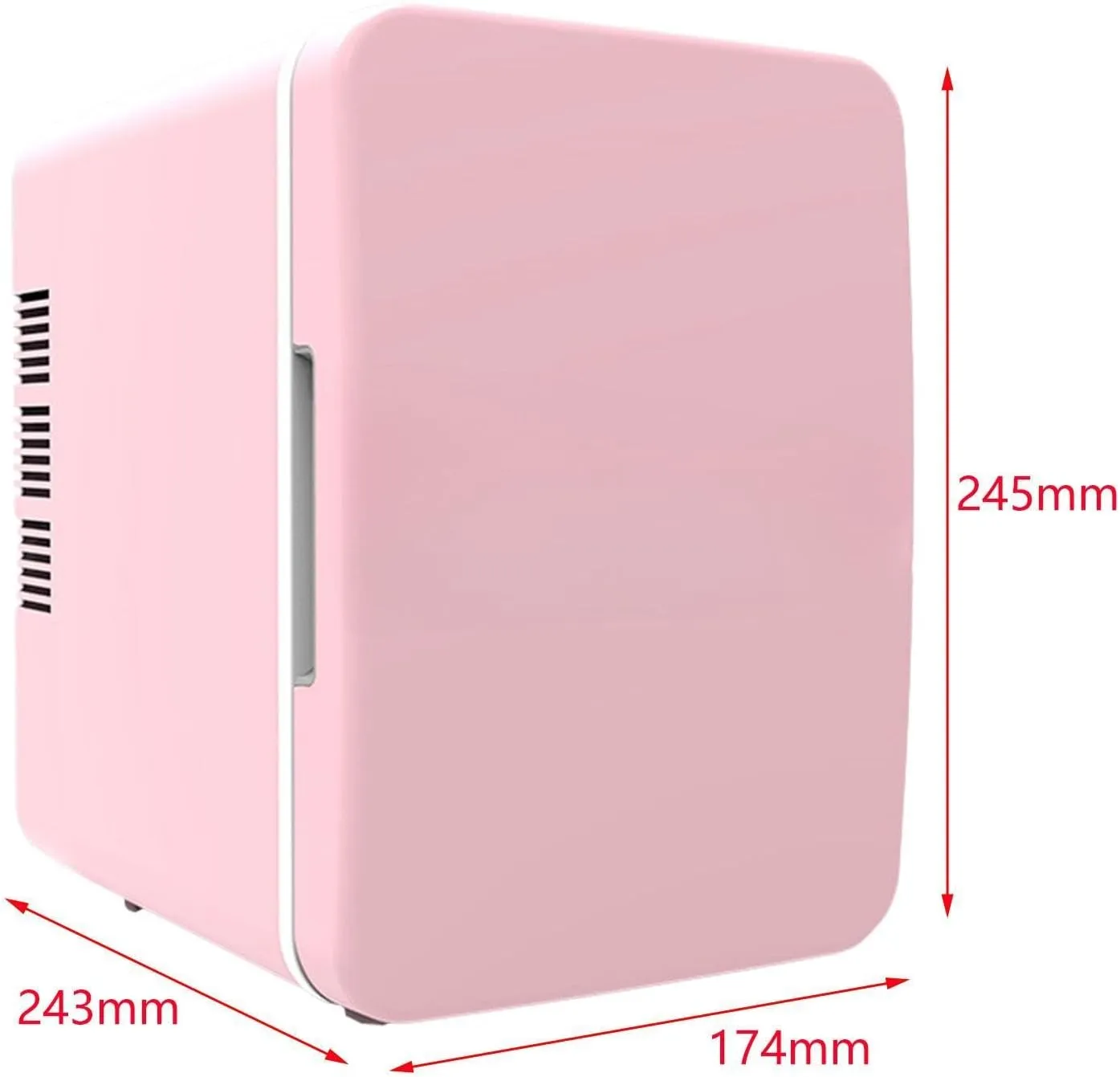 FytStycale Mini refrigerador de 4L, refrigerador de Maquillaje, refrigerador de Bebidas, refrigerador portátil para Bebidas, par