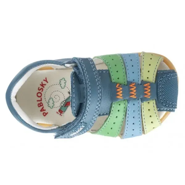 Pablosky closed-toe leather sandal 041545